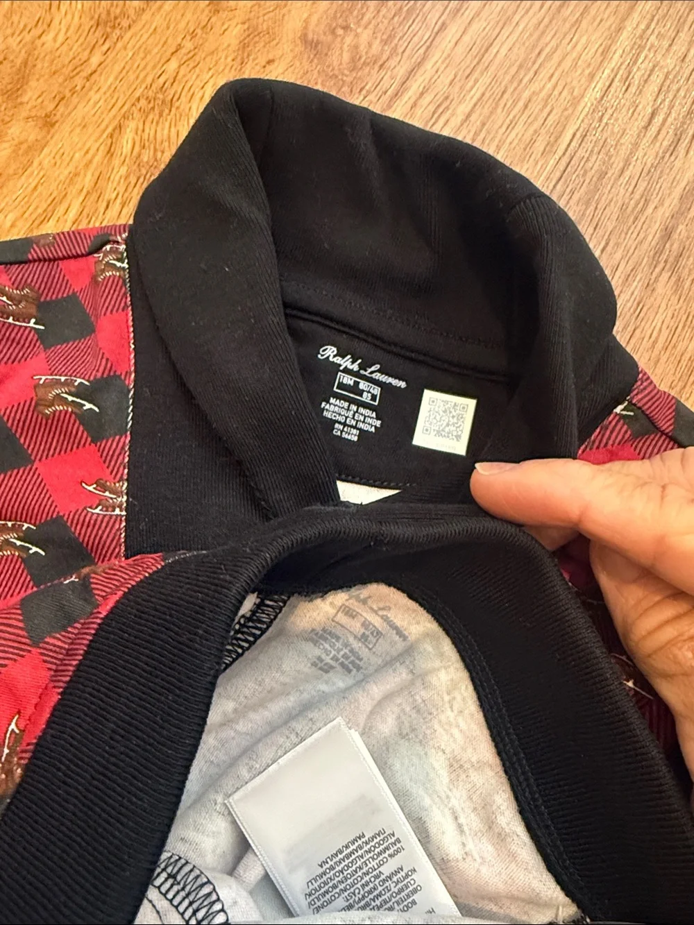 Ralph Lauren Polo Plaid Kids 2 piece Set NEW top bottom shirt pants sz 18 months